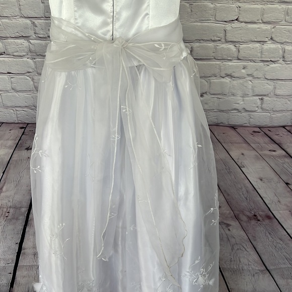 first Communion VIRGIN Mary Girls white long dress size 10 - Picture 5 of 11